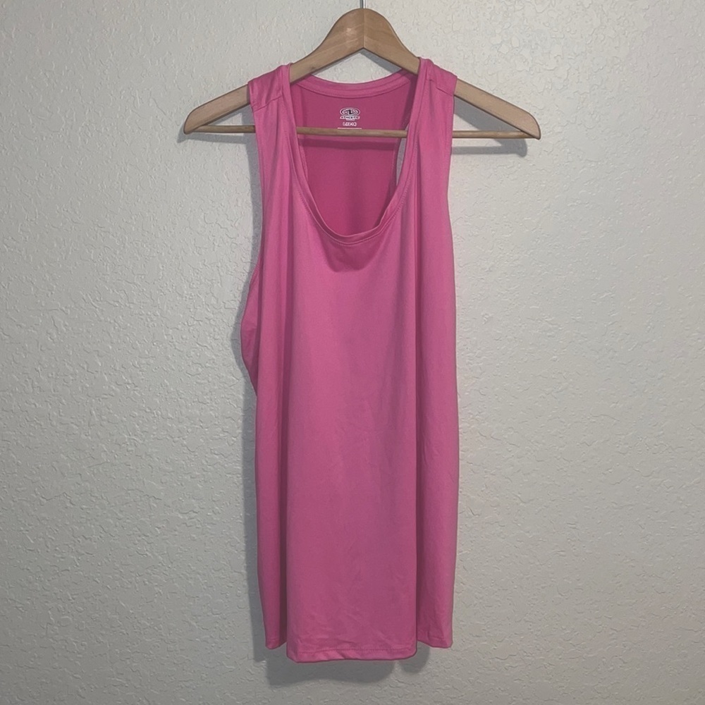 NWT Athletic Works Women's Core Active Racerback Tank Pink Top Size L